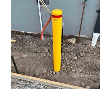 In Ground Bollard 114mm - Yellow | B114-IG-Y-RC