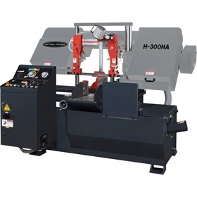 NC Double Column Metal Cutting Band Saw - Auto Hitch Feed H-300HA