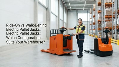 Ride-On vs Walk-Behind Electric Pallet Jacks: Which Configuration Suits Your Warehouse?