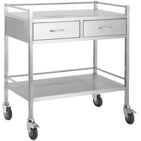 Veterinary Instrument Trolley | Double Instrument Trolley