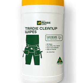 Tradie clean up wipes 80 wipe canister x 4