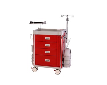 Select Patient Care - Emergency Cart | 4 Drawer - Package 3