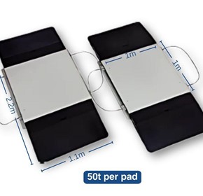 Static & dynamic portable mining truck scale