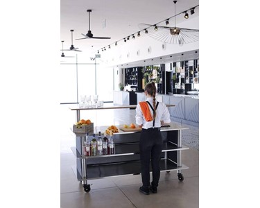 Mogogo Buffet Solutions - Buffet Station I Pro Bar And Back Bar Combo