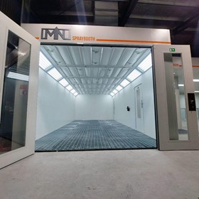 Automotive Spray Booth | Full Downdraft | Inground 