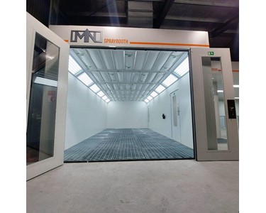 MN Spraybooths - Automotive Spray Booth | Full Downdraft | Inground 