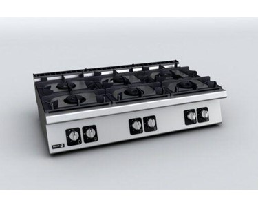 Fagor - Commercial Burner Gas Cooktop | Natural Gas 6 Burner CG7-60H