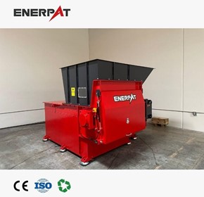 Single Shaft Shredder for Metal Shavings and Industrial Scrap