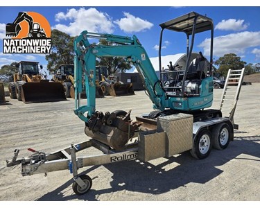 Kobelco - Used Mini Excavator | 2018 Kobelco SK17SR-5