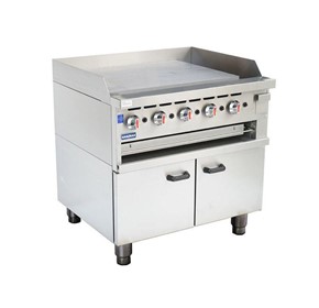 Gas Griddle and Gas Toaster with Cabinet