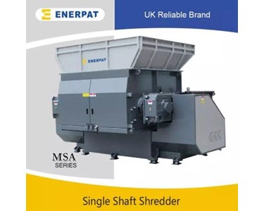 Enerpat - Economic Waste Aluminum Single Shaft Shredding Machine | MSA-TW2200