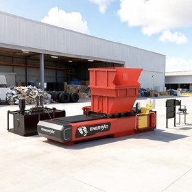 Dual Ram Plastic Baler with Auto Tie System