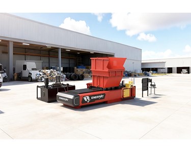 Enerpat - Dual Ram Plastic Baler with Auto Tie System