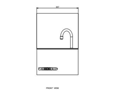 Stoddart - Security Round Hand Wash Basin - Wand Operated