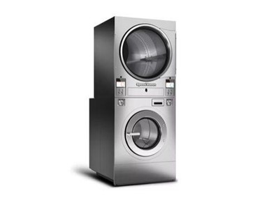 Speed Queen - Quantum Touch Coin Operated Stack 18Kg Washer & 23Kg Dryer | SSA050NV 