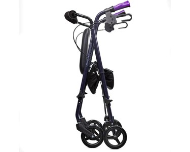 Ultra Light Mobility Rollator Wheelie Walker 113 kg | Eggplant Airgo 