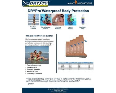 DRYPro - Prosthetic Leg Cover | DRYPro™ 