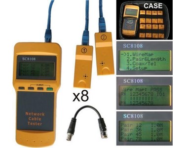 LCD Network Cable Tester | CT8108
