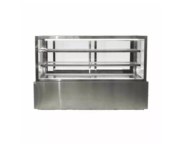 Cold Display Solutions - Cake Display Fridge Square Glass 1800mm 