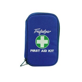Vehicle Low Risk First Aid Kit Soft Case Blue	