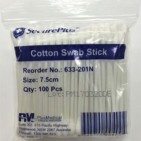 Swabs I SecurePlus Cotton Swab Stick
