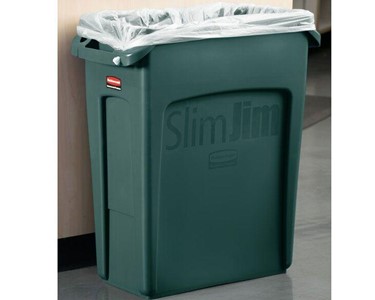 Rubbermaid Commercial - Slim Jim 60L Rectangular Waste Bin