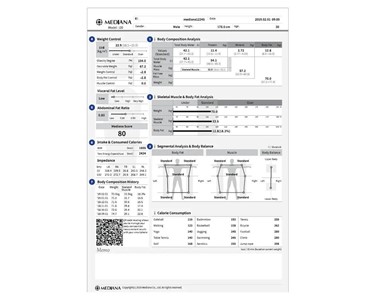 Mediana - i20 Body Composition Analyser Scale