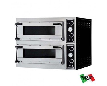 Baker Max - TP-2 Prisma Food Pizza Ovens Double Deck 8 x 40cm