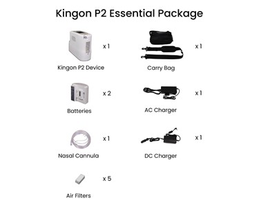 Kingon - P2 Portable Oxygen Concentrator Essential Package