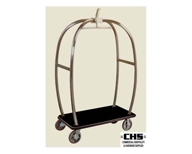 CHS - Luggage Trolleys | Birdcage SS304 with Brake 50MM H2000 L1100 W650