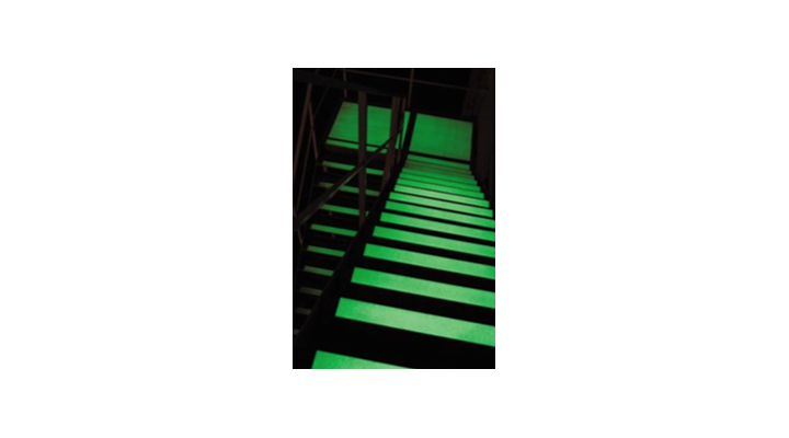Photoluminescent Glow in the Dark Anti Slip Tape