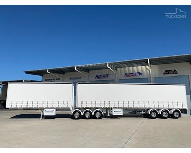 Krueger - Curtainsider Trailer | 34 Pallet Capacity