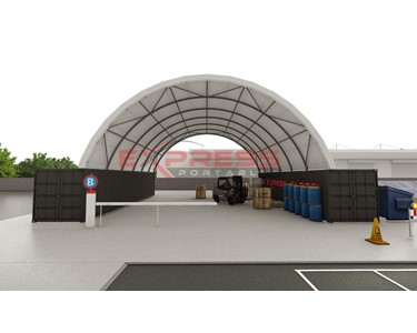 40ft x 40ft Container Dome (12m x 12m)