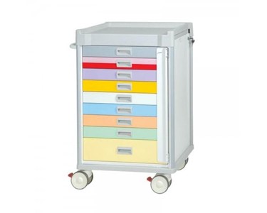 Select Patient Care - Paediatric Cart | Youth Broselow Emergency Cart with Locking Bar
