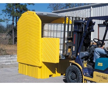 Spilltek - Single IBC Hard Top Spill Pallet