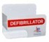 AED White Wall Bracket