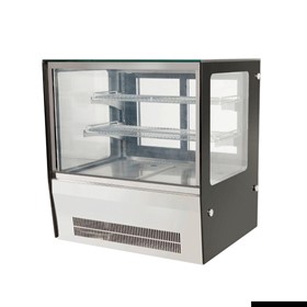 Countertop square glass cold food display - GN-660RT