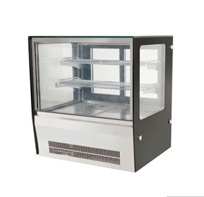 Countertop square glass cold food display - GN-660RT