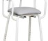 R & R Healthcare Equipment - Kitchen Stool With Arms - Greystone