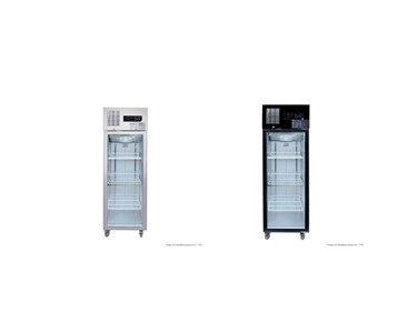 COMMERCIAL UPRIGHT DISPLAY FRIDGE SS - STAINLESS STEEL UPRIGHT FRIDGE