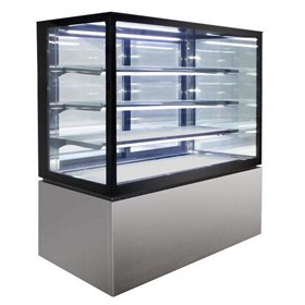 4 Tier 1200mm SQUARE GLASS FLOOR | Refrigerated Display Cabinet