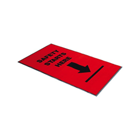 Safety Message Entrance Mats