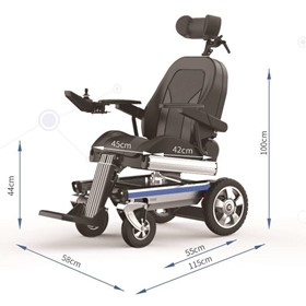 KMINI Lightweight Foldable Power Wheelchair