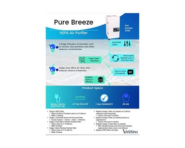 Vaniman - HEPA Air Purifier - Pure Breeze