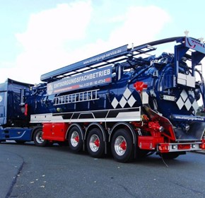 Suction semi trailer