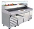 2 Door Pizza Table Fridge With Drawers 2010 mm EPF3480