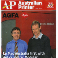 Le Mac moves into digital with Agfa :dotrix inkjet