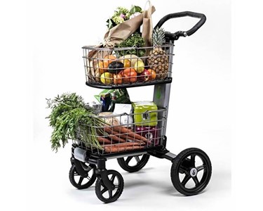 Scout Compact Folding Cart with 2 x Baskets