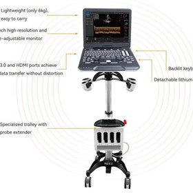 Veterinary Ultrasound Machine V8 Laptop
