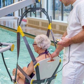 Patient Pool Lift Chair